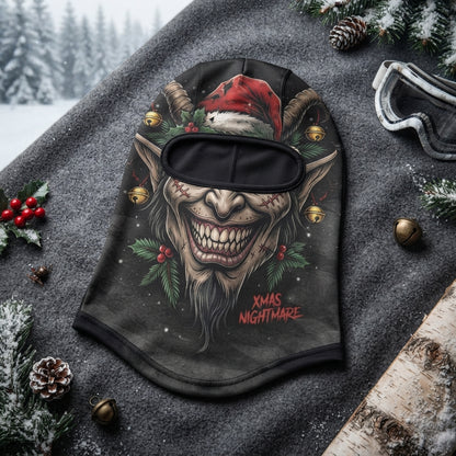 Xmas Nightmare Creepy Santa Ski Mask