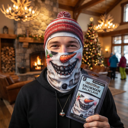 Killer Snowman Horror Christmas Ski Mask