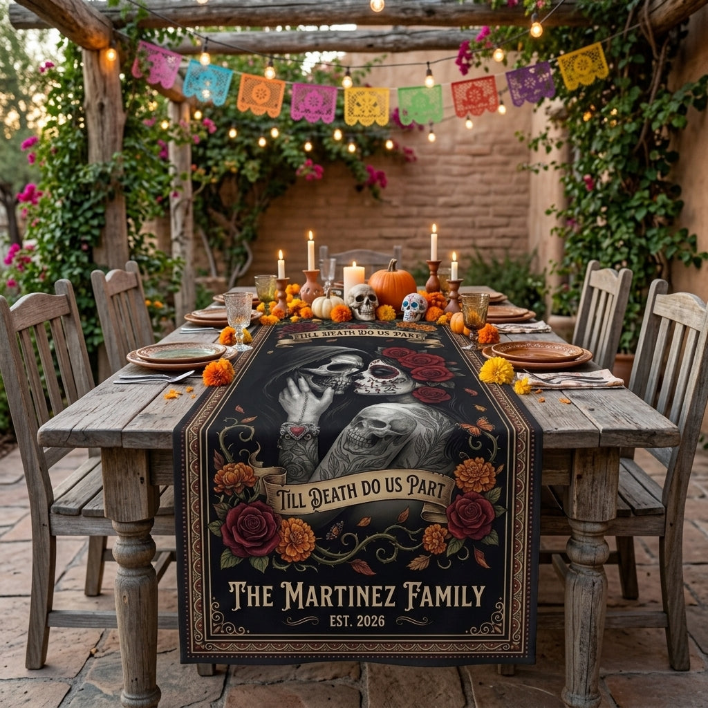 Till Death Do Us Part Table Runner