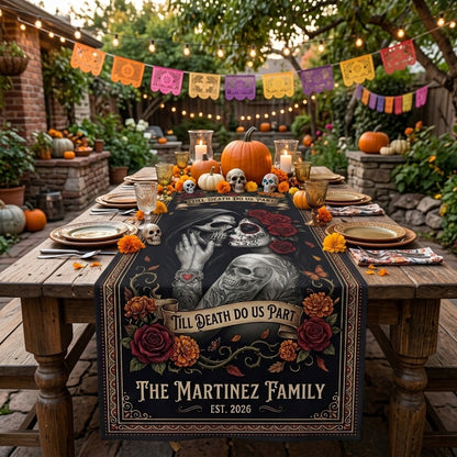 Till Death Do Us Part Table Runner
