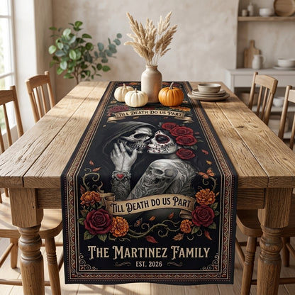 Till Death Do Us Part Table Runner