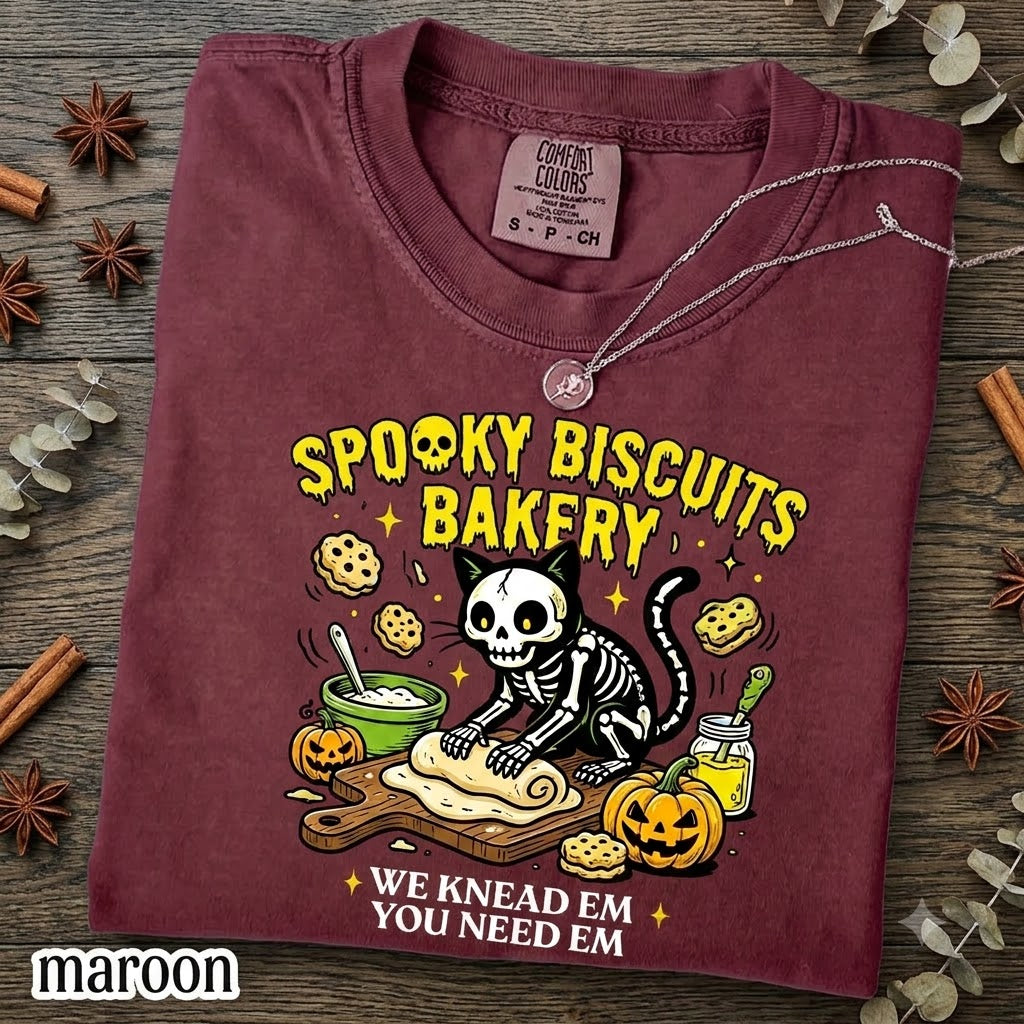 Spooky Biscuits Bakery T-Shirt