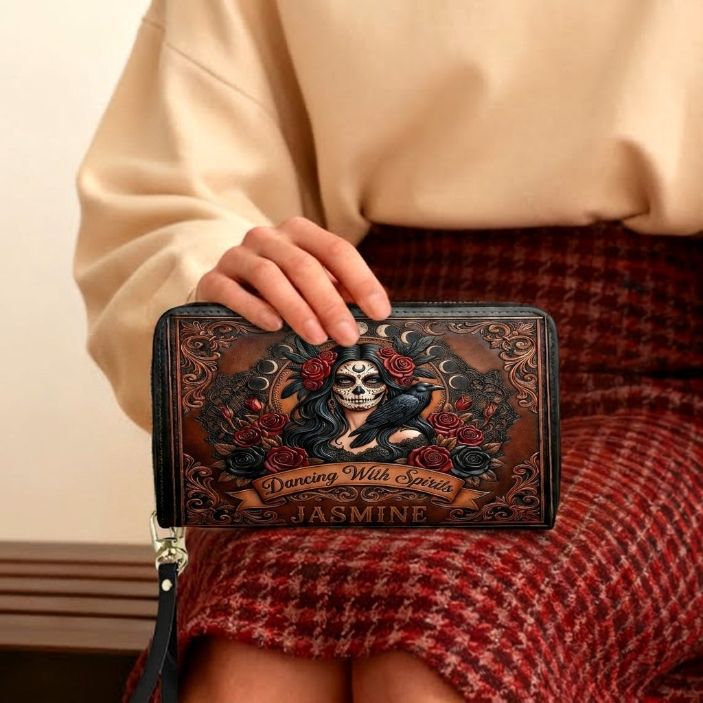 Dancing With Spirit V3 Personalized Leather Bag + Free Wallet