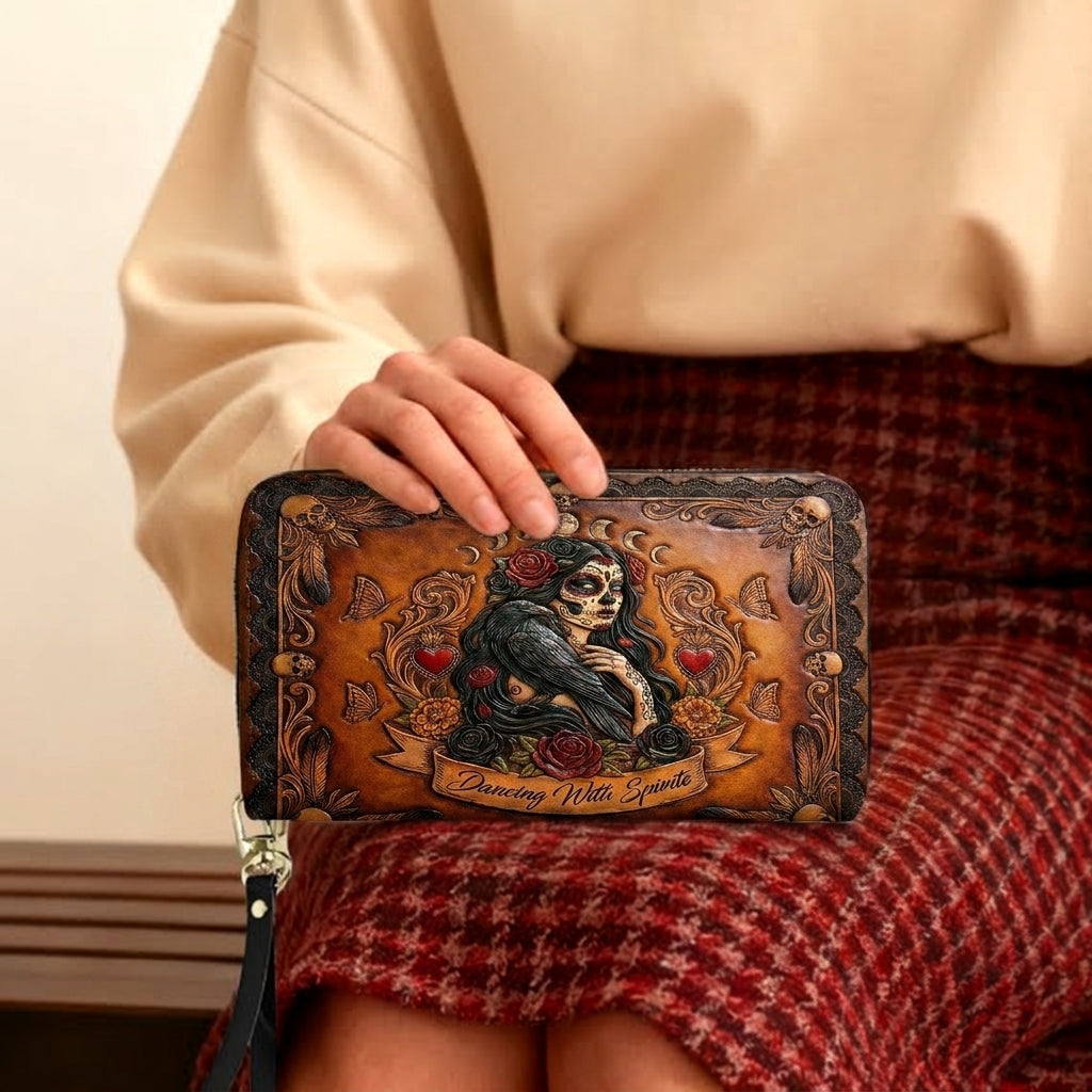 Dancing With Spirit V2 Personalized Leather Bag + Free Wallet