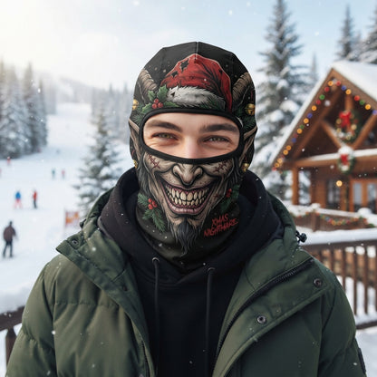 Xmas Nightmare Creepy Santa Ski Mask