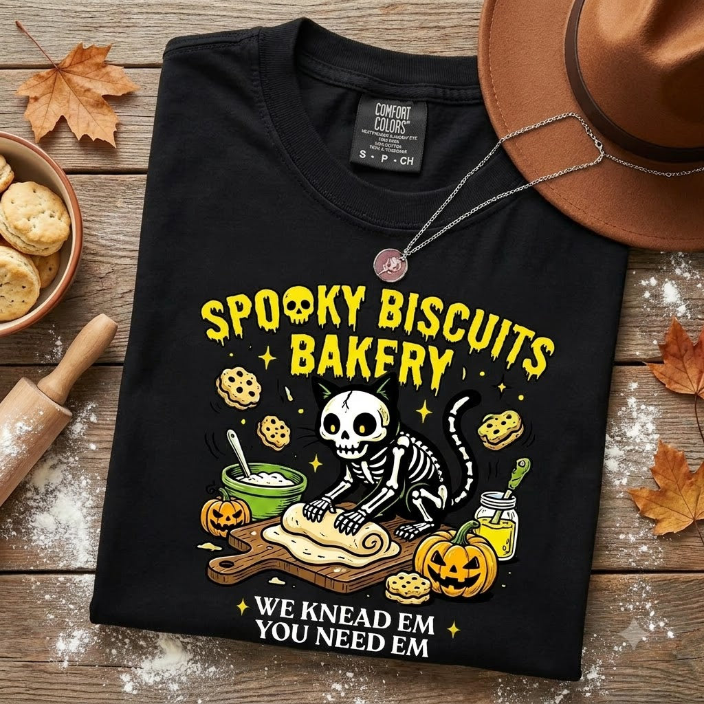 Spooky Biscuits Bakery T-Shirt