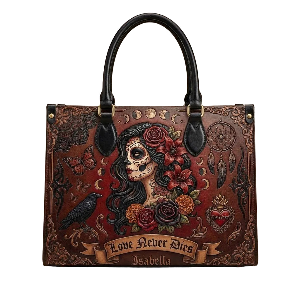 Gothic Soul Personalized Leather Bag + Free Wallet