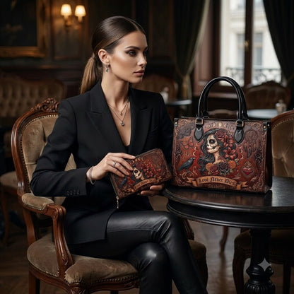 Gothic Soul Personalized Leather Bag + Free Wallet
