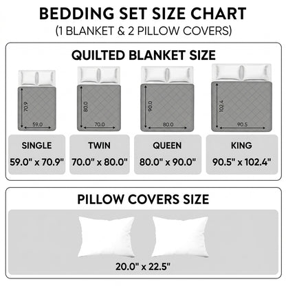 Colorful Chicken Quilted Bedding Set