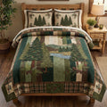 Quiet Forest Quilted Bedding Set