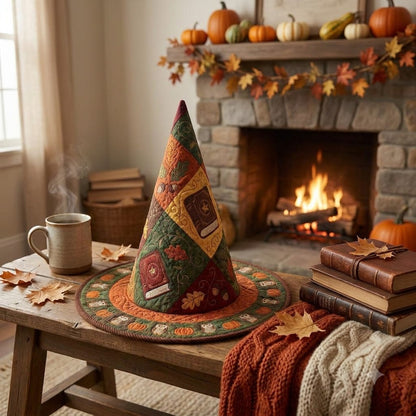 Harvest Magic Quilted Witch Hat
