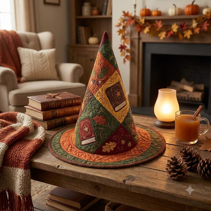 Harvest Magic Quilted Witch Hat