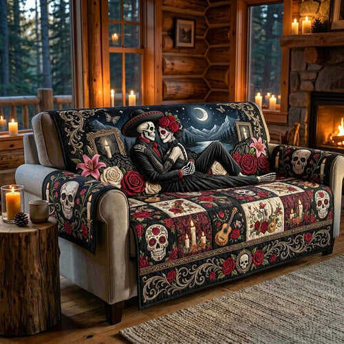 Love Never Dies Quilted Sofa Cover