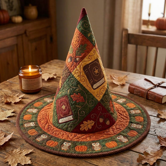 Harvest Magic Quilted Witch Hat