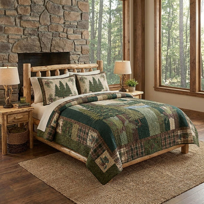 Quiet Forest Quilted Bedding Set