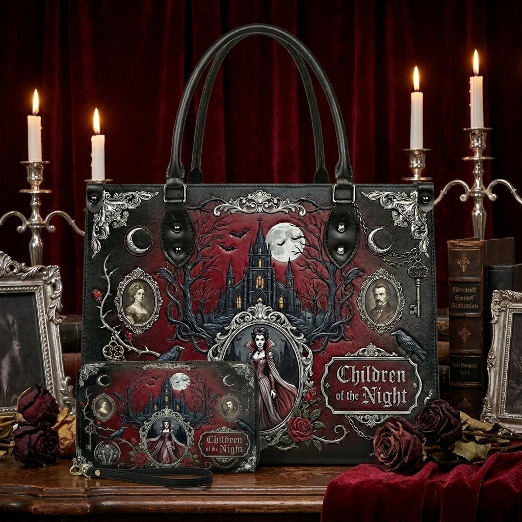 Children Of The Night  Leather Bag + Free Wallet