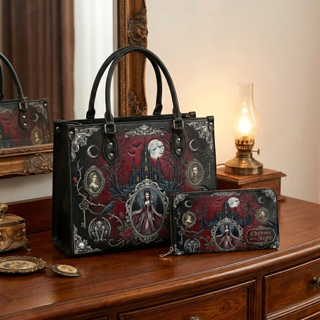 Children Of The Night  Leather Bag + Free Wallet