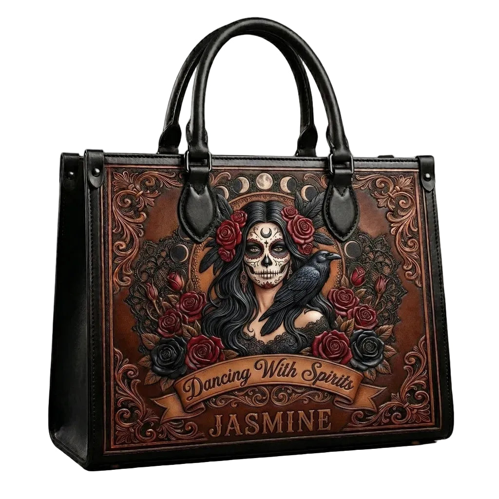Dancing With Spirit V3 Personalized Leather Bag + Free Wallet