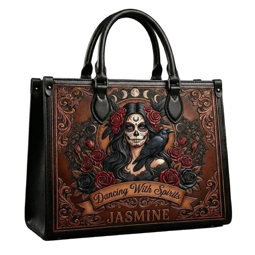 Dancing With Spirit V3 Personalized Leather Bag + Free Wallet