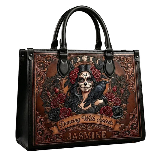Dancing With Spirit V3 Personalized Leather Bag + Free Wallet