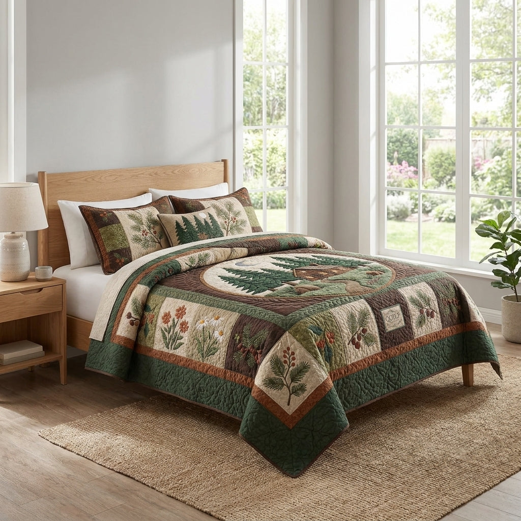 Farm House Quilted Bedding Set