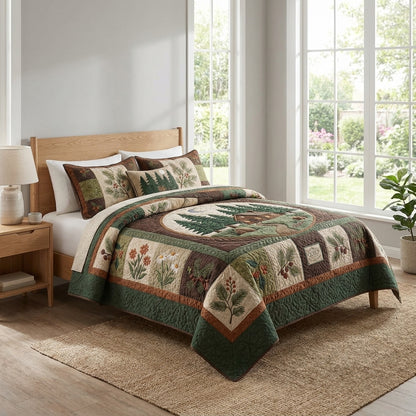 Farm House Quilted Bedding Set