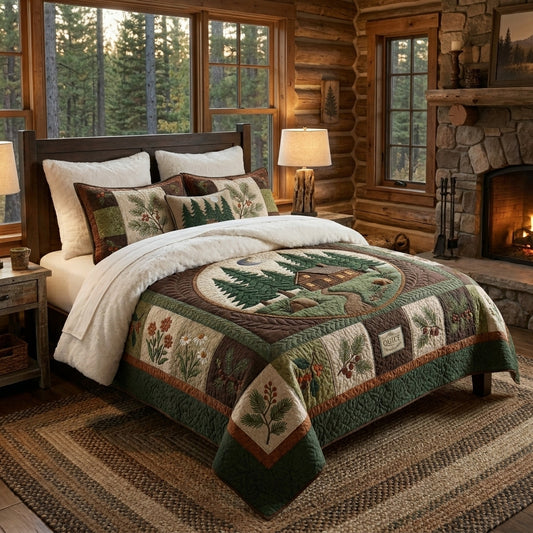 Farm House Quilted Bedding Set