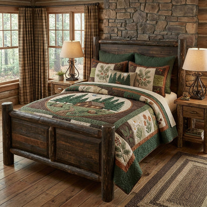 Farm House Quilted Bedding Set