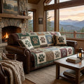 Paw Prints Quilted Sofa Cover