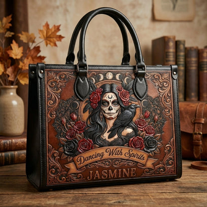 Dancing With Spirit V3 Personalized Leather Bag + Free Wallet