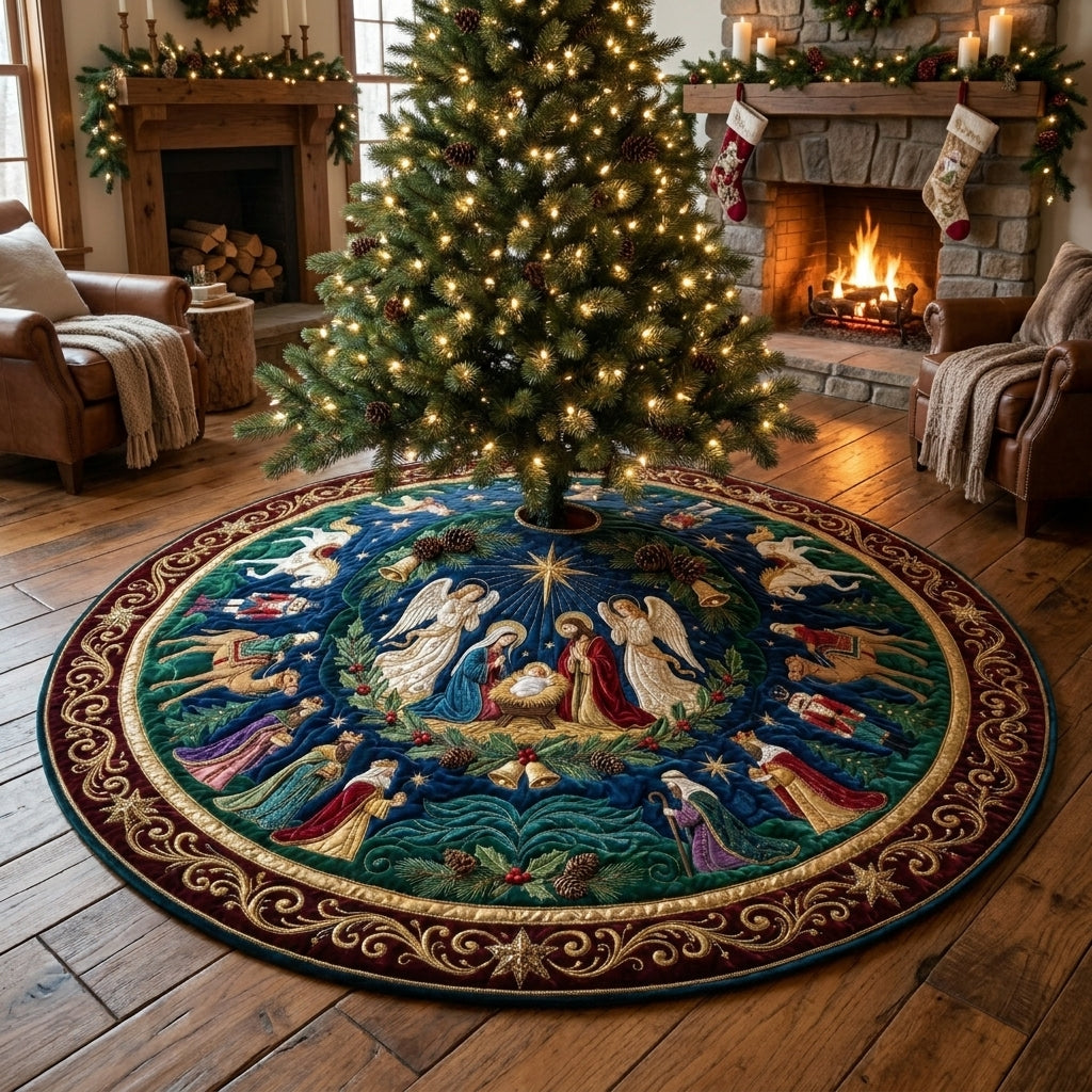 Christmas Miracle Quilt Christmas Tree Skirt