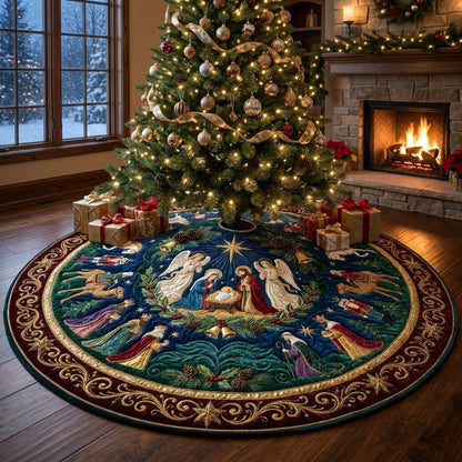 Christmas Miracle Quilt Christmas Tree Skirt